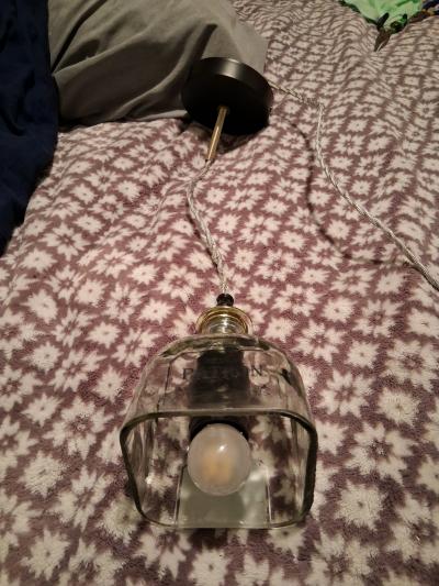 Patron tequila bottle hanging light pendent - Thumbnail 5