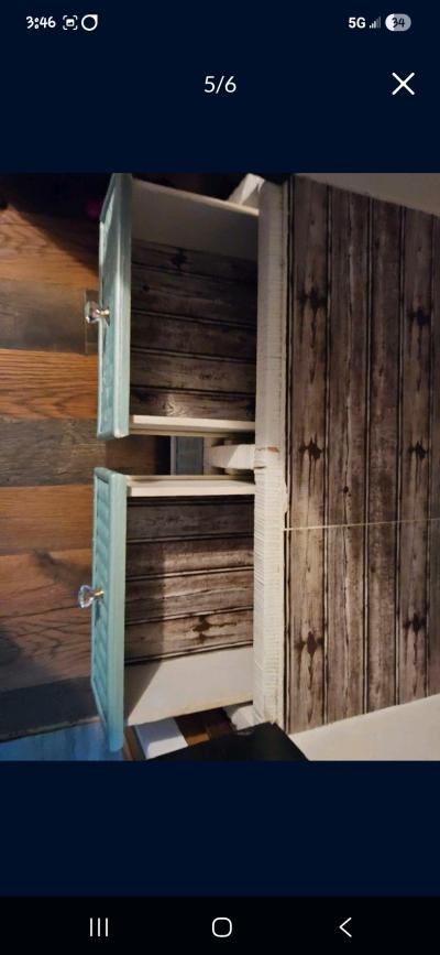 Wicker freestanding wardrobe closet - Thumbnail 5