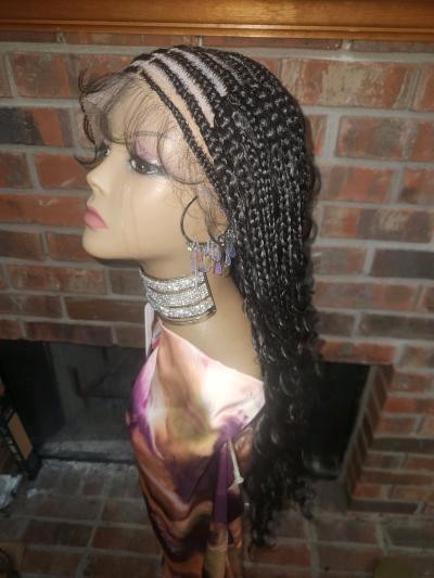 360 Lace Frontal Braided Wig - Thumbnail 2