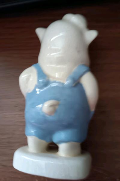 Blue Pig w Overalls - Thumbnail 4