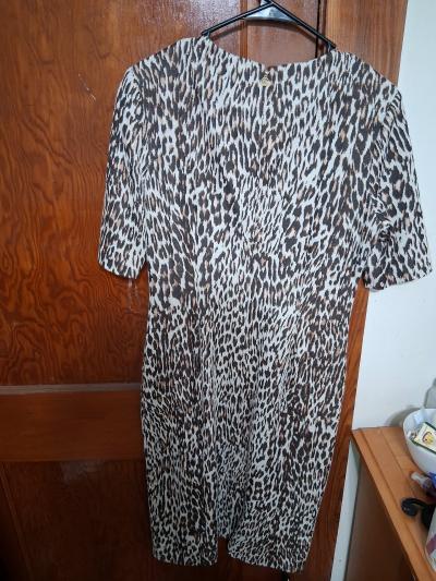 Anne Klein Leapard Dress - Thumbnail 3