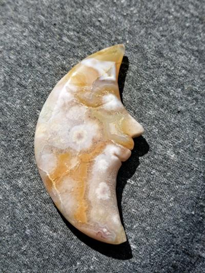 Flower Agate Moon - Thumbnail 2