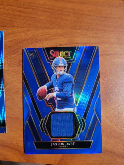 2025 Panini Select Jaxon Dart Rookie Swatches Card