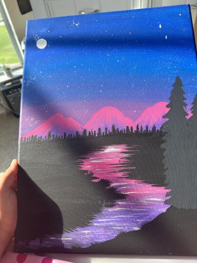 The night sky