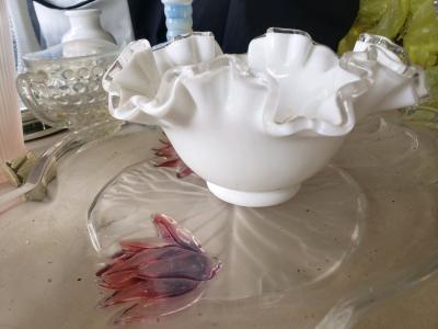 antique bubble glass vases and etc - Thumbnail 2