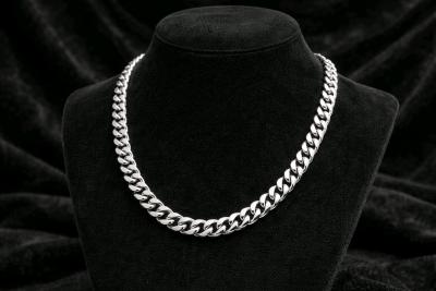 Brand New 9mm 925 Silver Cuban Link Chain 22 Inches Long 925