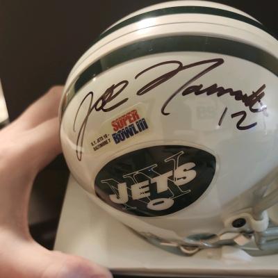 EXTREMELY RARE JOE NAMATH SB III MVP AUTOGRAPHED NY JETS - Thumbnail 4