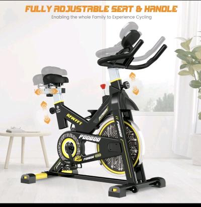 Indoor Exercise Bike Stationary Bike Cardio Workout Bike Fit - Thumbnail 3