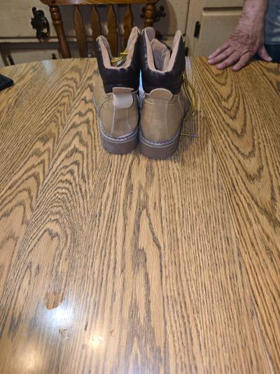mens tan work boots size 10 - Thumbnail 2