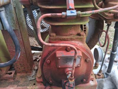 Antique farm air compressor it works - Thumbnail 3