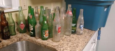 HUGE GLASS SODA BOTTLE COLLECTION - Thumbnail 11