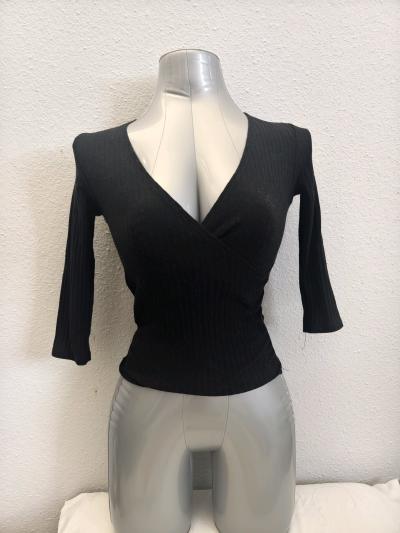 Black V neck Pimkie top XS