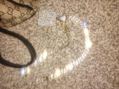 80s Baby Iced Out Cuban Chain - Thumbnail 12