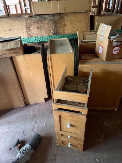 Old cabinets