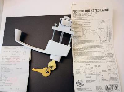 Push Button Keyed Latch - Thumbnail 2