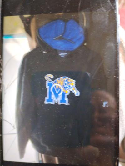 A Nice Black and Blue Sweatshirt Hoodie