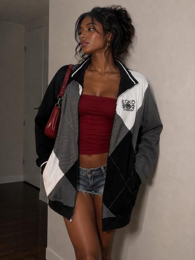 vintage grey y2k ECKO jacket