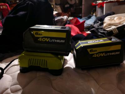 ryboi 40v 6ah battery and charger
