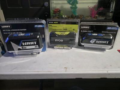 Lithiumion batteries brand new