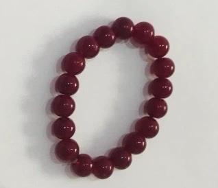 maroon shiny cute handmade bracelet