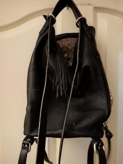 Black Purse Backpack - Thumbnail 2