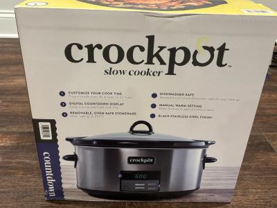 Brand new crockpot and cookbook