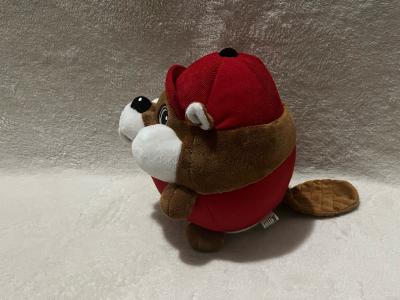 Bucces Beaver Ball RoundPlush Stuffed Animal - Thumbnail 4