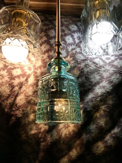 Custom Glass Bottle Elegant Light Fixture - Thumbnail 5