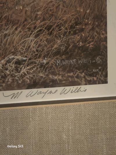 Covey of Quail near a Stone WallM Wayne Willis 19141991 your - Thumbnail 3