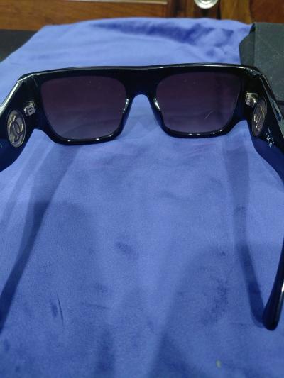 womens Chanel black sunglasses - Thumbnail 5