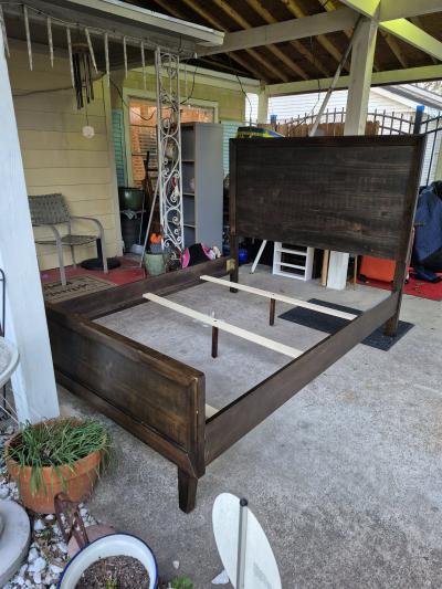 nice Queen Size Wooden Bedframe Only - Thumbnail 6