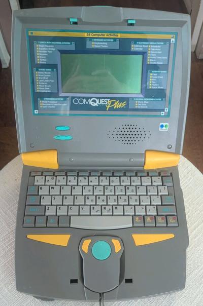 Vintage ComQuest Plus Computer Laptop - Thumbnail 11