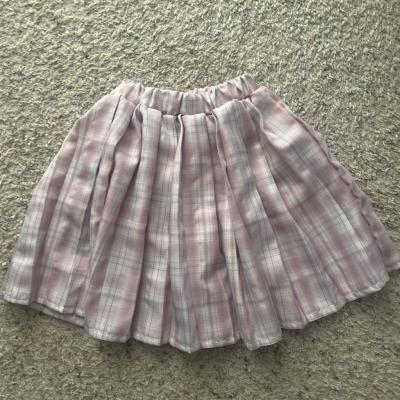 pink plaid y2k skirt - Thumbnail 3