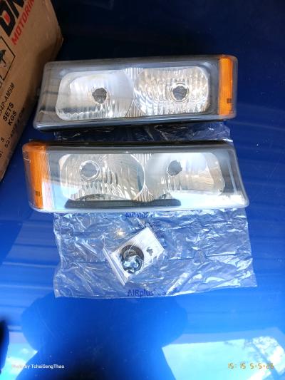 2003 Chevy Silverado SS headlights taillights