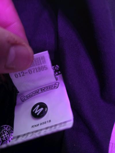 Long sleeve black and white chrome heart long sleeve tee - Thumbnail 6