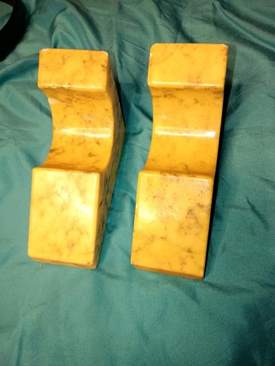 set of marble bookends - Thumbnail 2