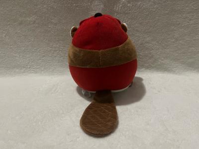 Bucces Beaver Ball RoundPlush Stuffed Animal - Thumbnail 3