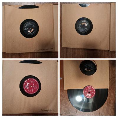 Original VINTAGE 50s 10inch 78rpm double sided vinyls AND - Thumbnail 2