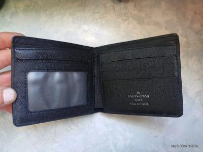 Black Epi Leather Card Photo ID Holder - Thumbnail 7