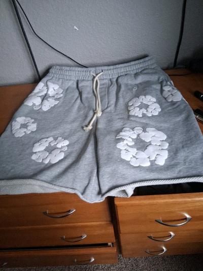 designer denim tears xo shorts