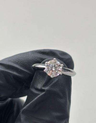 VVS1 moissante Engagement or promise Rings - Thumbnail 3