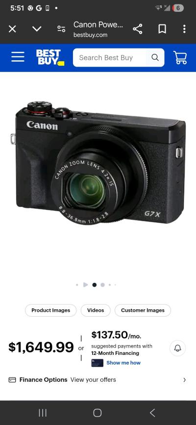 CANON G7X MARK III - Thumbnail 4