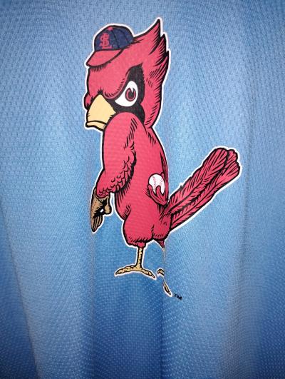 Light Blue long sleeve STL Cardinals hoodie size XL - Thumbnail 2