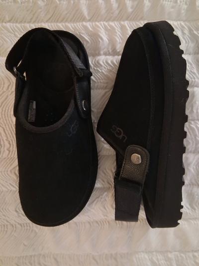 UGG Black Velour Comfort Loafers  Womens Size 7 - Thumbnail 2