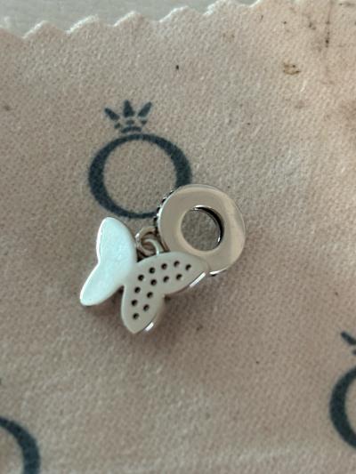 PANDORA SILVER AND PAVE BUTTERFLY CHARM - Thumbnail 2