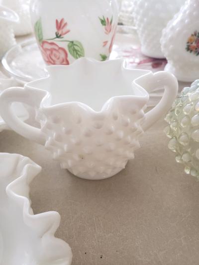 white bubble hall vases and etc - Thumbnail 4
