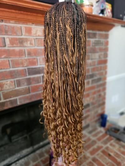 full lace braided wig - Thumbnail 5