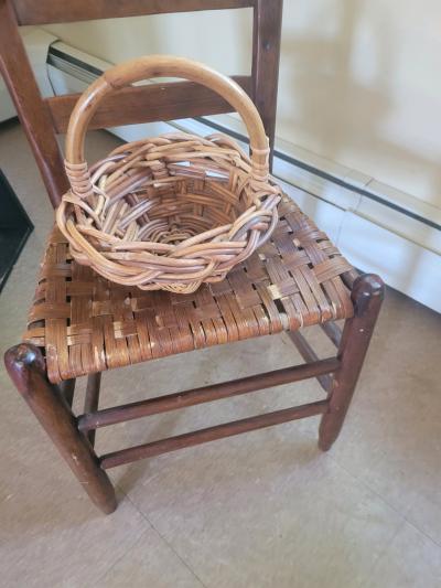 Rustic woven basket