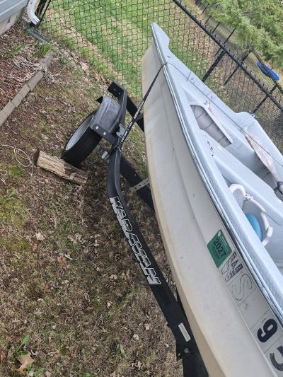 boat and trailer freshly painted bought but never used
