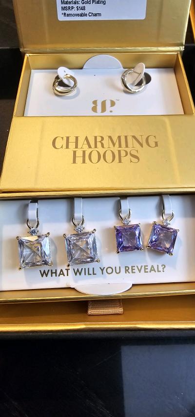 Lavender Topaz and Diamond Cubic Zirconia Earrings - Thumbnail 4